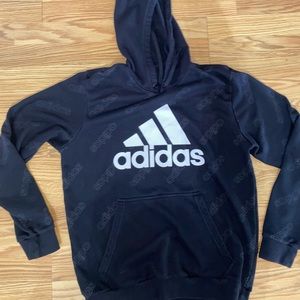 Black ADIDAS Hoodie GREAT condition